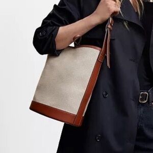 Mango Tan Bucket Bag